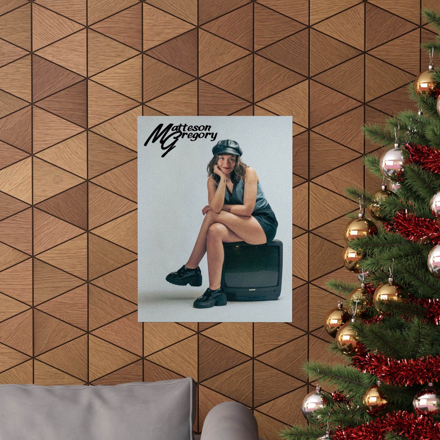Matteson Gregory Portrait Poster — Vintage-Style Matte Vertical Music Poster