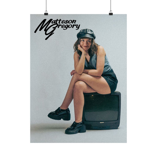 Matteson Gregory Portrait Poster — Vintage-Style Matte Vertical Music Poster